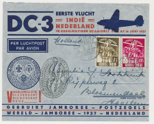 VH B 124 b Tjomal Ned. Indie - Bloemendaal 1937