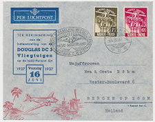 VH B 124 d Batavia Ned. Indie - Bergen op Zoom 1937