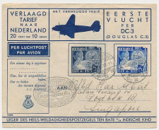 VH B ( 124 c ) Bandoeng Ned. Indie - Singapore !!! 1937