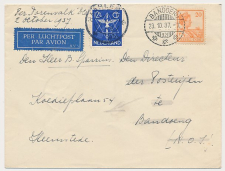 VH B 126 b Haarlem - Bandoeng Ned. Indie 1937 v.v.