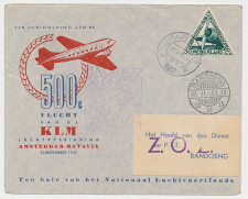 VH B 130 d s Gravenhage - Bandoeng Ned. Indie 1937 v.v.