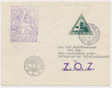 VH B 130 d Amsterdam - Bandoeng Ned. Indie 1937 v.v.