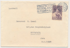 Em. Crisiszegels 1934 Amsterdam - Soerabaja Ned. Indie 