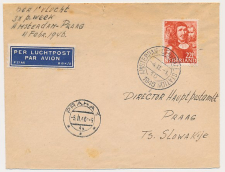 Em. Zeehelden 1943 Amsterdam - Praag Tsjechoslowakije 