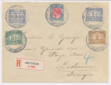 Aangetekend / Stempel Amsterdam 1909 - Postzegeltentoonstelling 