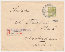 Aangetekend / Stempel Heemstede 1925 - Bloemententoonstelling
