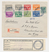 Aangetekend / Stempel s Gravenhage 1930 Conference La Haye 29/30