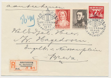 Aangetekend / Stempel Amsterdam 1941 - 32e Ned. Philatelistendag