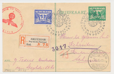 Aangetekend / Stempel Amsterdam 1941 - Dag van den Postzegel    