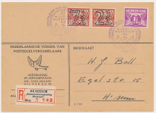 Aangetekend / Stempel Hilversum 1942 - Postzegeltentoonstelling 