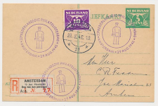 Aangetekend / Stempel Amsterdam 1942 - 33e Ned. Philatelistendag