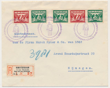 Aangetekend / Stempel Amsterdam 1942 - 33e Ned. Philatelistendag