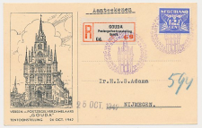 Aangetekend / Stempel Gouda 1942 - Postzegeltentoonstelling
