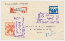 Aangetekend / Stempel Utrecht 1946 - Tentoonstelling U.Ph.V.