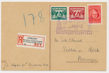 Aangetekend / Stempel Utrecht 1946 - Tentoonstelling U.Ph.V.
