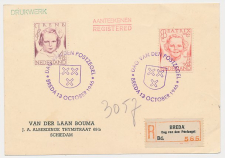 Aangetekend / Stempel Breda 1946 - Dag van den Postzegel