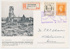 Aangetekend / Stempel Rotterdam 1946 - Tentoonstelling R.Ph.V.  