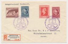 Aangetekend / Stempel Amsterdam 1946 - Postzegeltentoonstelling 