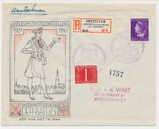 Aangetekend / Stempel Amsterdam 1946 - Postzegeltentoonstelling 