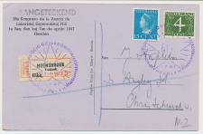 Aangetekend / Stempel Hoensbroek 1947 Esperanto Congres Heerlen