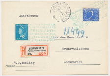 Aangetekend / Stempel Leeuwarden 1947 - Postzegeltentoonstelling