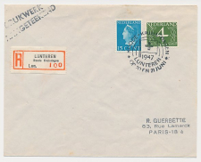Aangetekend / Stempel Lunteren 1947 - Roode Kruisdagen