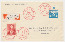 Aangetekend / Stempel Maastricht 1947 - Postzegeltentoonstelling