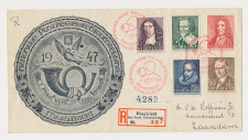 Aangetekend / Stempel Maastricht 1947 - Philatelistendag
