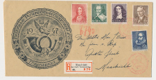 Aangetekend / Stempel Maastricht 1947 - Philatelistendag