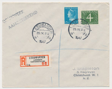 Aangetekend / Stempel Leeuwarden 1947 - Landbouwtentoonstelling