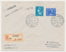 Aangetekend / Stempel Utrecht 1947 - Jaarbeurs