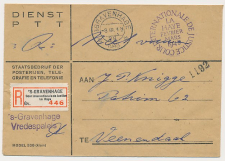 Aangetekend / Stempel s Gravenhage 1948 - Cour Internationale   