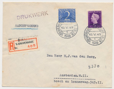 Aangetekend / Stempel s Gravenhage 1948 - Congres van Europa    