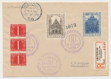 Aangetekend / Stempel Amsterdam 1948 - Congres Wijsbegeerte