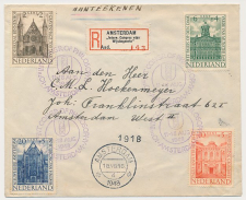 Aangetekend / Stempel Amsterdam 1948 - Congres Wijsbegeerte