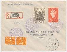 Aangetekend / Stempel Groningen 1948 - Tent. Stad en Lande      