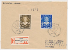 Aangetekend / Stempel Breda 1948 - 36e Ned. Philatelistendag