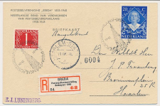 Aangetekend / Stempel Breda 1948 - Postzegeltentoonstelling