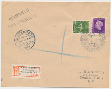 Aangetekend / Stempel Scheveningen 1949 Comm. Techniques de CCIF
