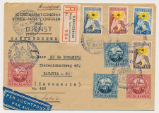 Aangetekend / Stempel s Gravenhage 1949 -Ronde Tafel Conferentie