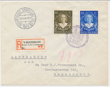 Aangetekend / Stempel s Gravenhage 1949 -Ronde Tafel Conferentie
