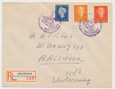 Aangetekend / Stempel Amsterdam 1949 - 37e Philatelistendag