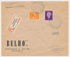 Aangetekend / Stempel Utrecht 1949 - Jaarbeurs Croesselaan