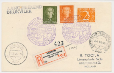 Aangetekend / Stempel Arnhem 1950 - Tentoonstelling Mijlpaal