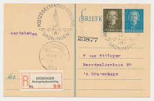 Aangetekend / Stempel Groningen 1950 - Postzegeltentoonstelling