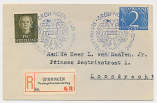 Aangetekend / Stempel Groningen 1950 - 38e Philatelistendag