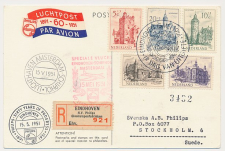 Aangetekend / Stempel Eindhoven 1951 - Philips Sixty Years 