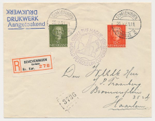 Aangetekend / Stempel Scheveningen 1951 - Petroleum Congress    
