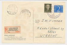 Aangetekend / Stempel s Gravenhage 1951 Postzegeltentoonstelling