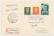 Aangetekend / Stempel Autopostkantoor Helmond 1951